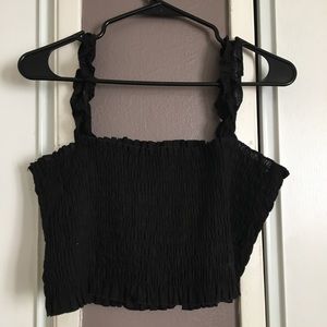 Ruffled crop top